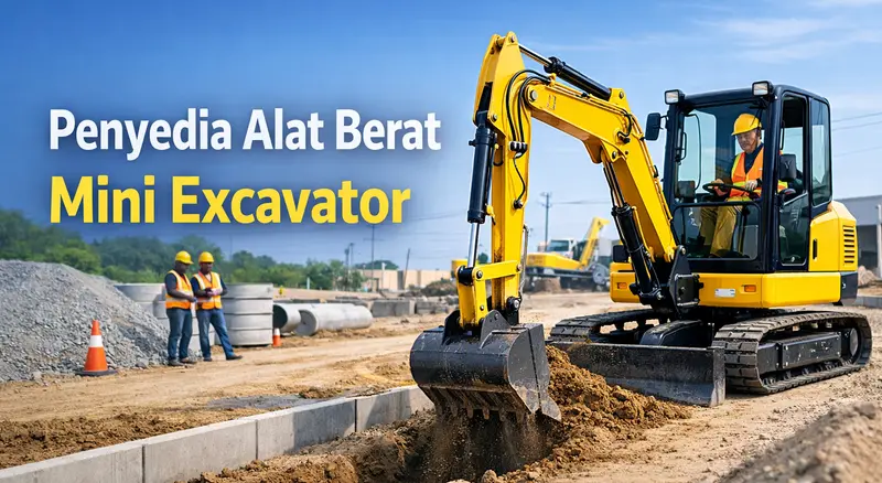 Penyedia Alat Berat Mini Excavator