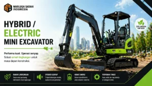 HybridElectric Mini Excavator