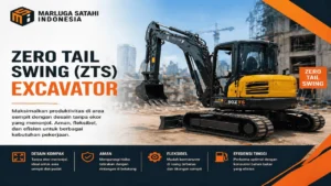 Zero Tail Swing (ZTS) Excavator