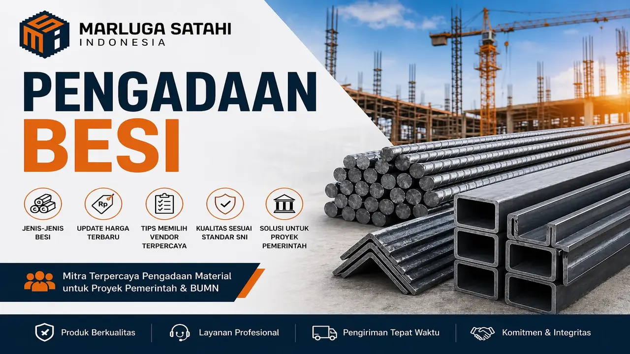 Marluga Satahi Indonesia penyedia pengadaan besi berkualitas untuk instansi pemerintah