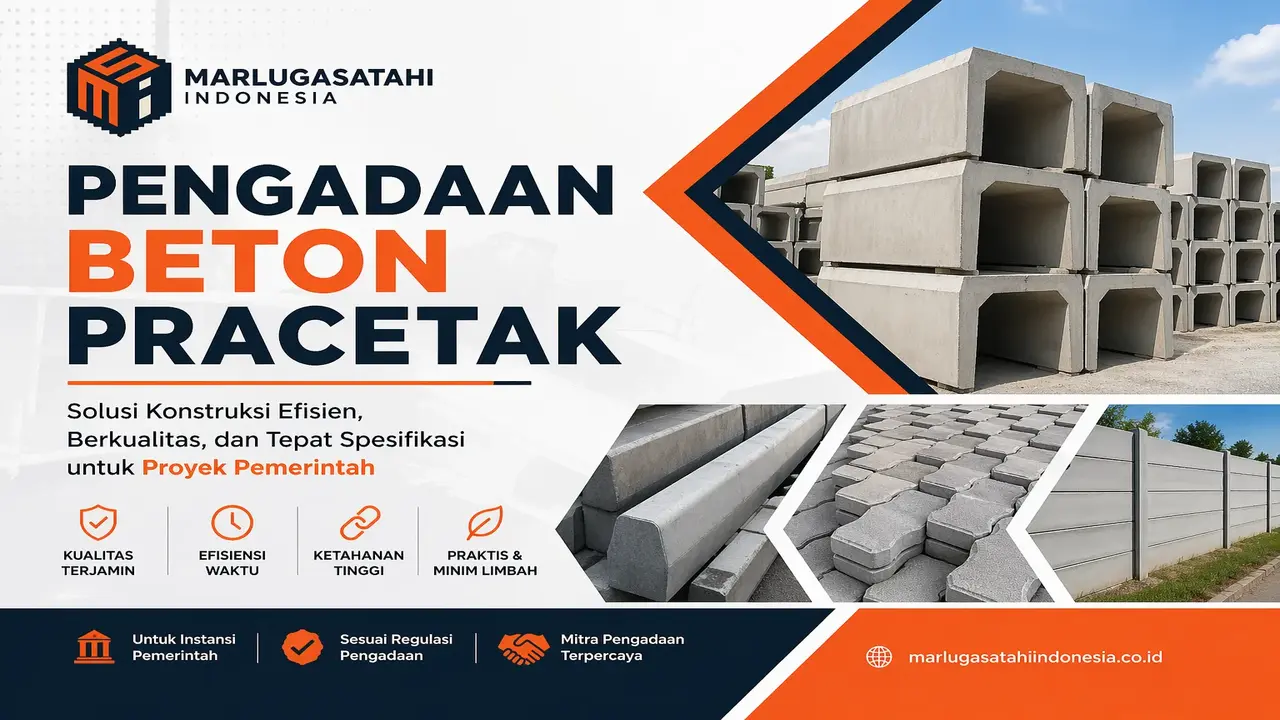Pengadaan beton pracetak untuk proyek infrastruktur pemerintah oleh Marlugasatahiindonesia