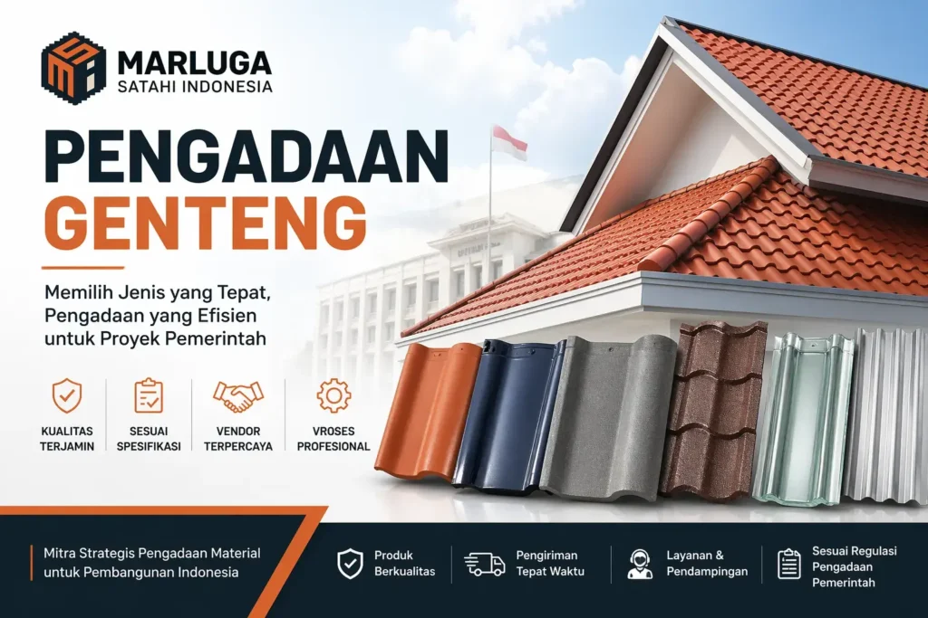 pengadaan jenis genteng berkualitas untuk proyek pemerintah
