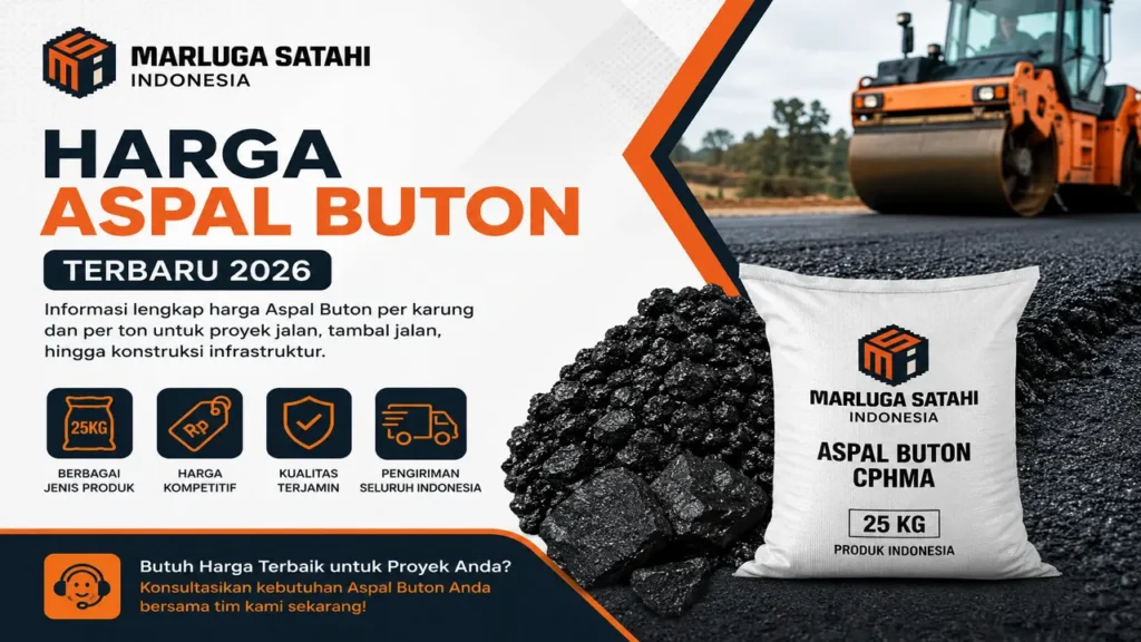 Harga Aspal Buton Penyedia PT Marluga Satahi Indonesia