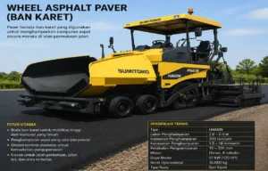 Wheel Asphalt Paver (Ban Karet) Penyedia PT Marluga Satahi Indonesia