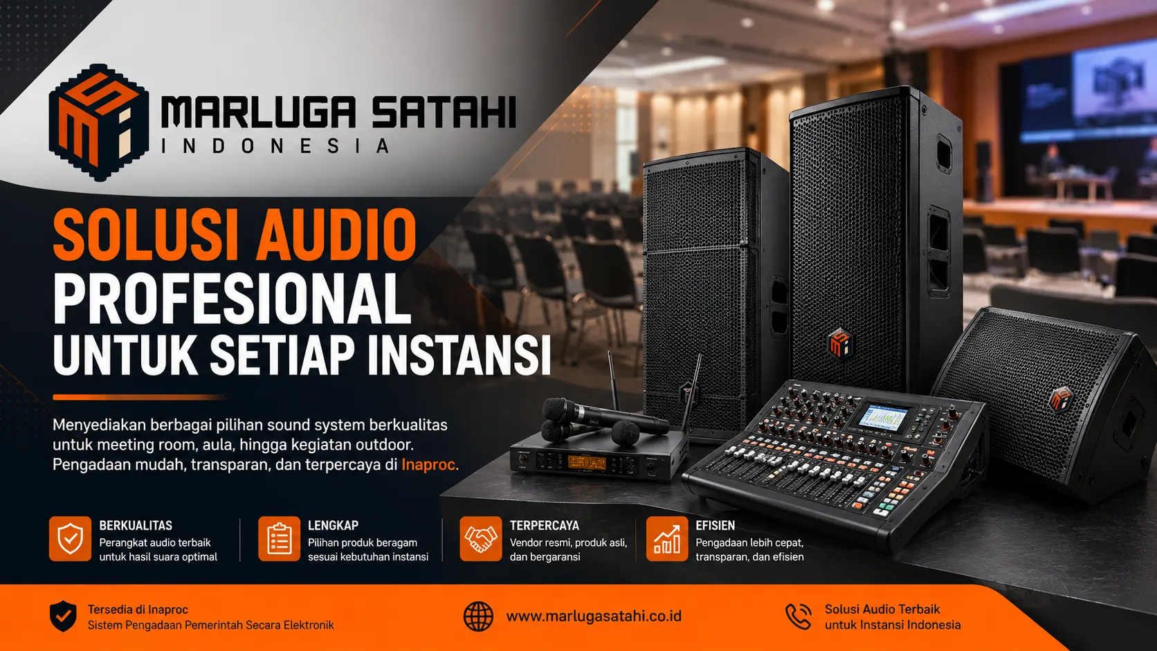 Harga Sound System Inaproc untuk Pengadaan Instansi Pemerintah Resmi Tahun 2026