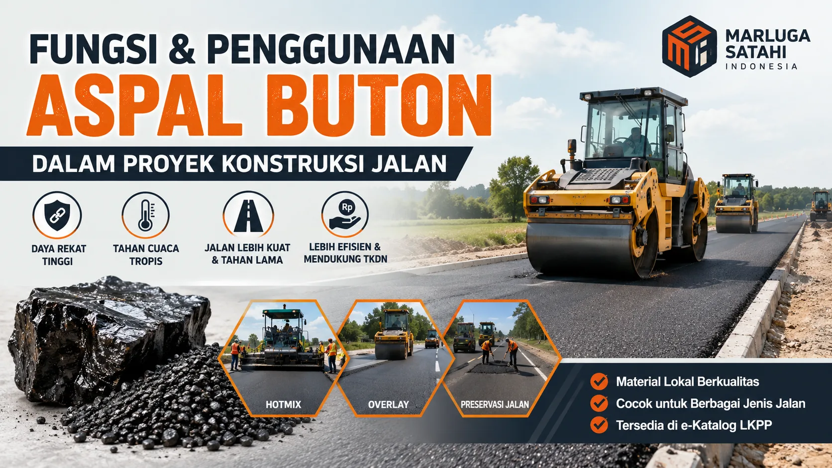 Penggunaan Aspal Buton untuk jalan dalam proyek konstruksi dan hotmix