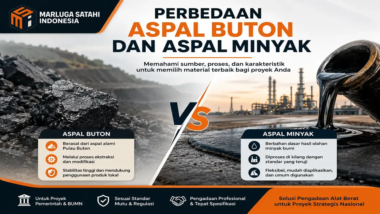 perbedaan Aspal Buton & Aspal Minyak Penyedia PT Marluga Satahi Indonesia