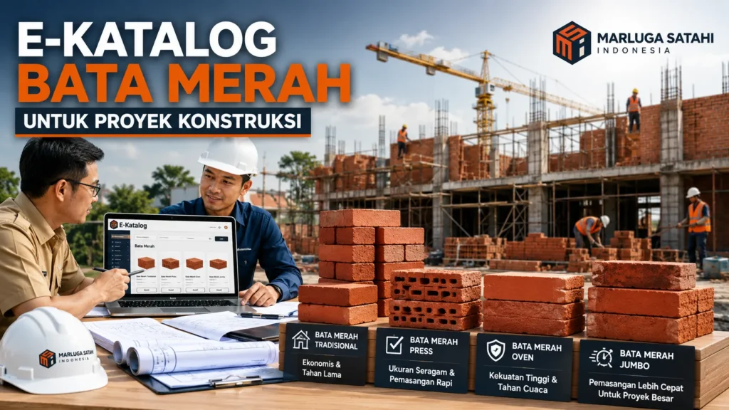 E-Katalog Bata Merah untuk proyek konstruksi melalui pengadaan pemerintah