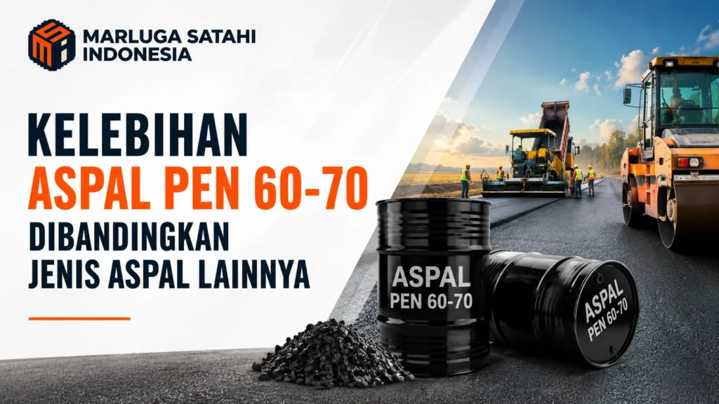 Kelebihan Aspal Pen 60-70 dibandingkan jenis aspal lainnya untuk konstruksi jalan berkualitas