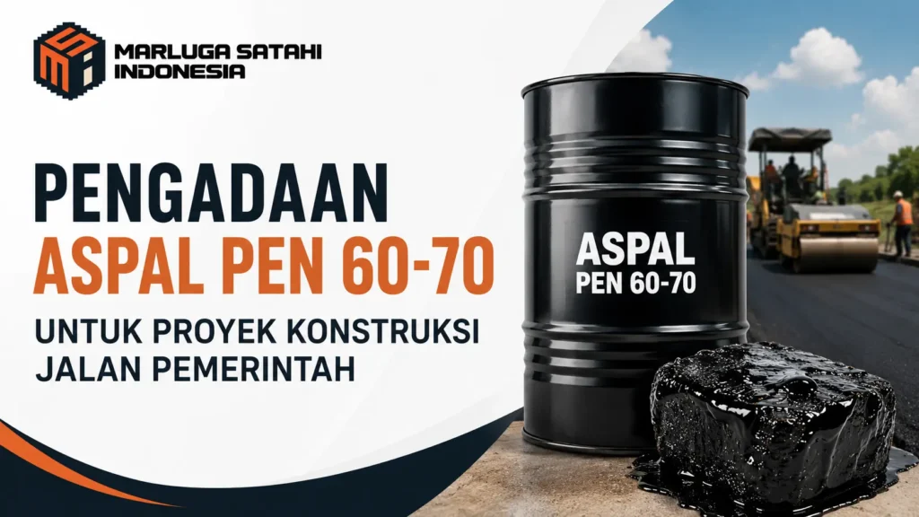 Pengadaan Aspal Pen 60-70 untuk proyek konstruksi jalan pemerintah berkualitas