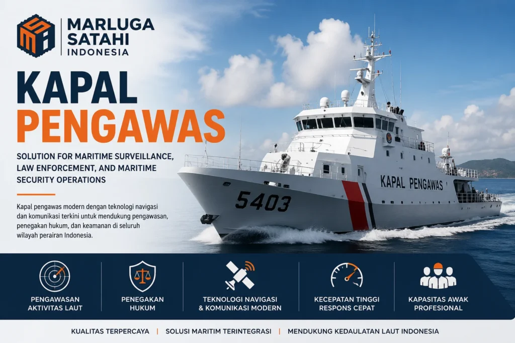 Pengertian kapal pengawas untuk pengawasan maritim, penegakan hukum laut, dan keamanan perairan oleh Marluga Satahi Indonesia
