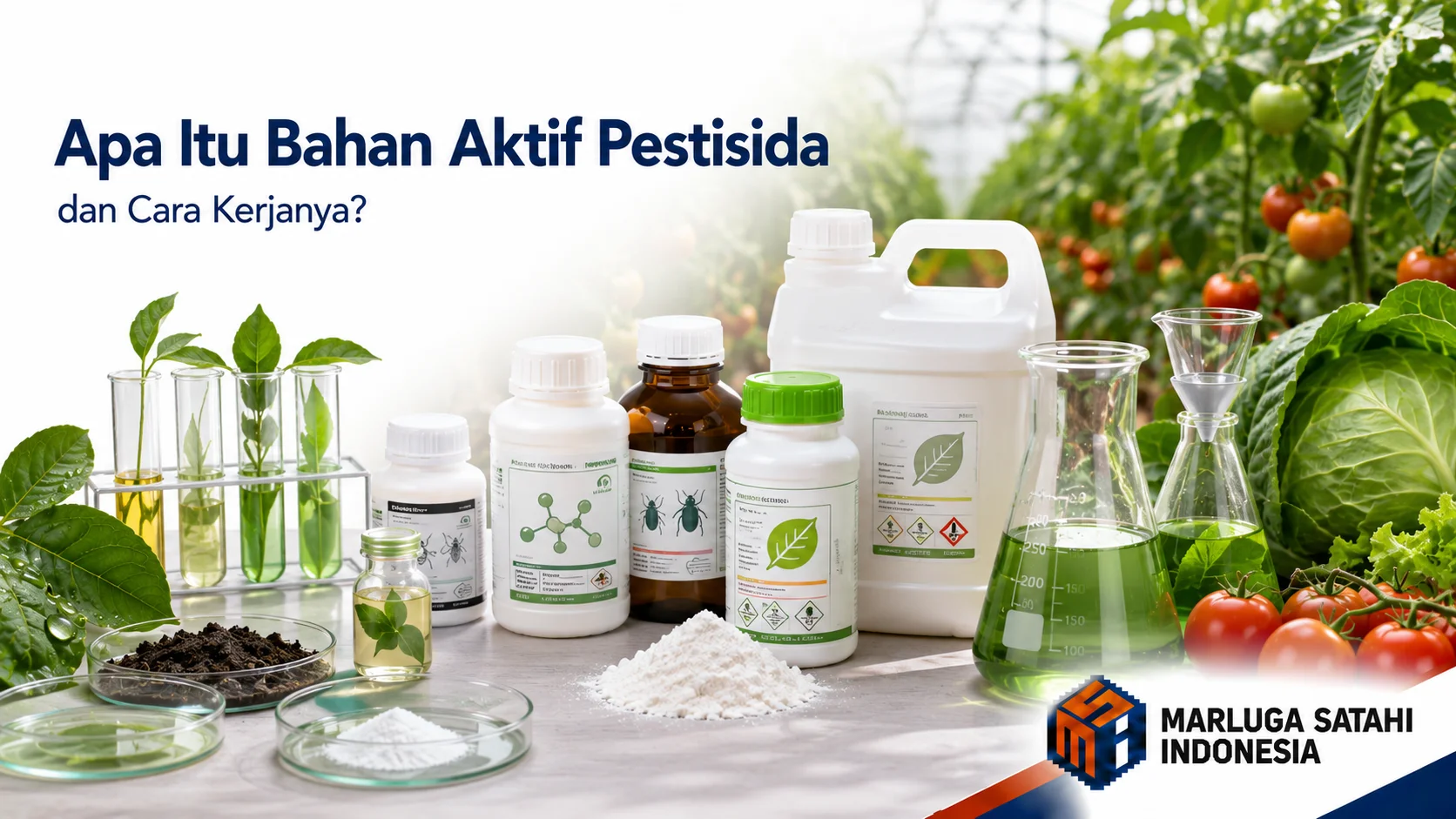 Pengertian bahan aktif pestisida dan bagaimana mekanisme kerjanya mengendalikan organisme pengganggu tanaman.