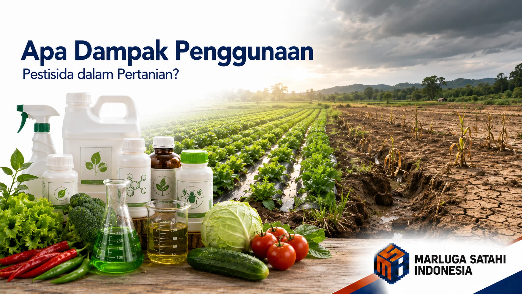 Analisis konsekuensi dan dampak penggunaan pestisida kimia terhadap kelestarian lingkungan serta sistem pertanian.