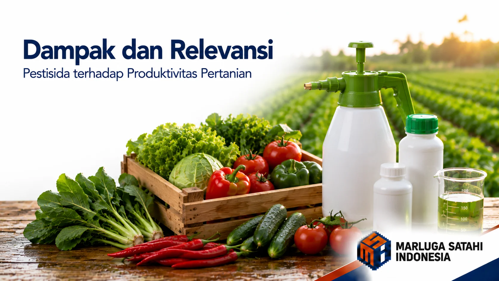 Dampak positif pengaplikasian pestisida secara presisi terhadap stabilitas hasil panen dan kualitas komoditas sayuran.
