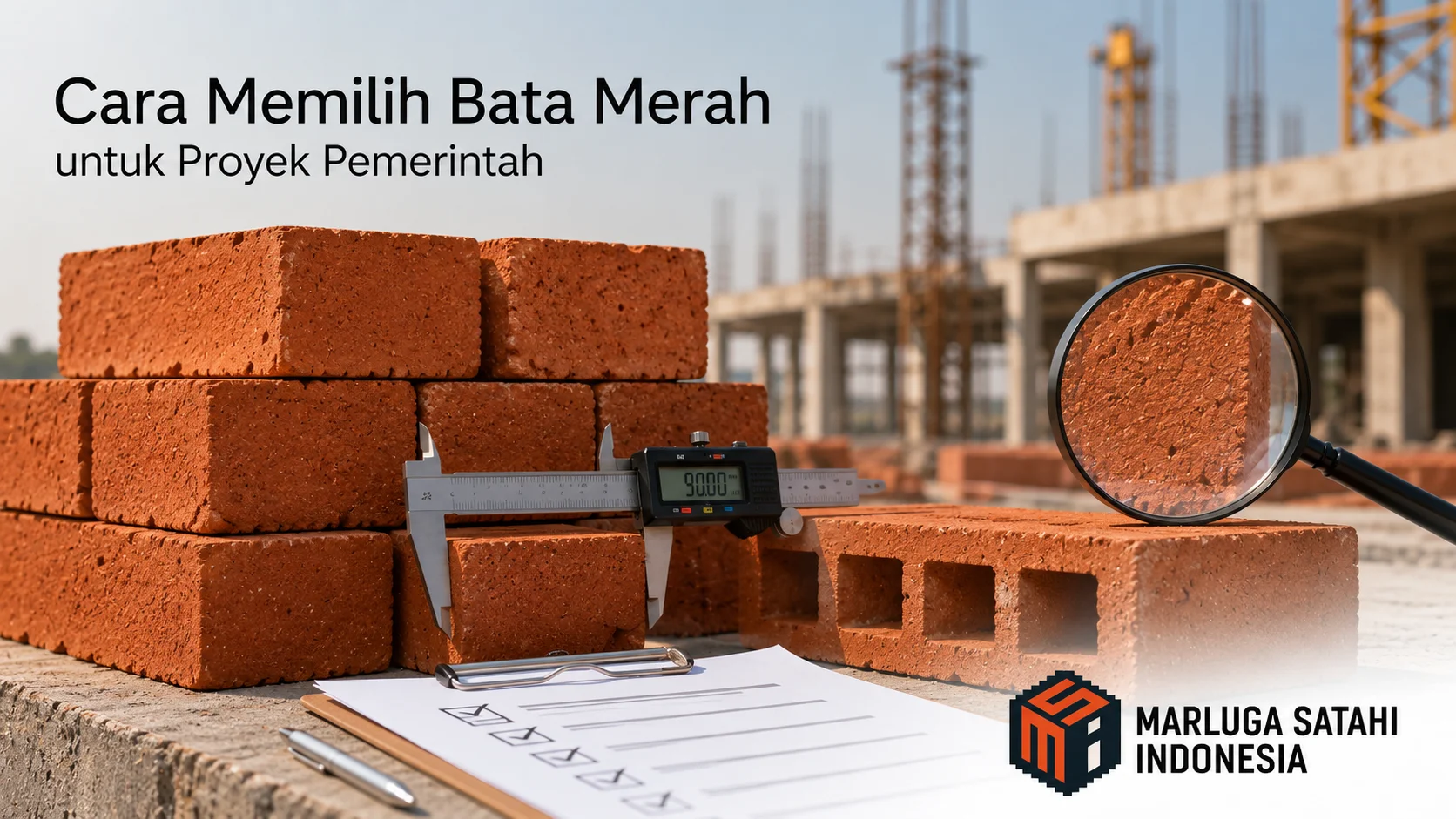 Pemilihan bata merah untuk Pengadaan Inaproc Kabupaten Jombang.