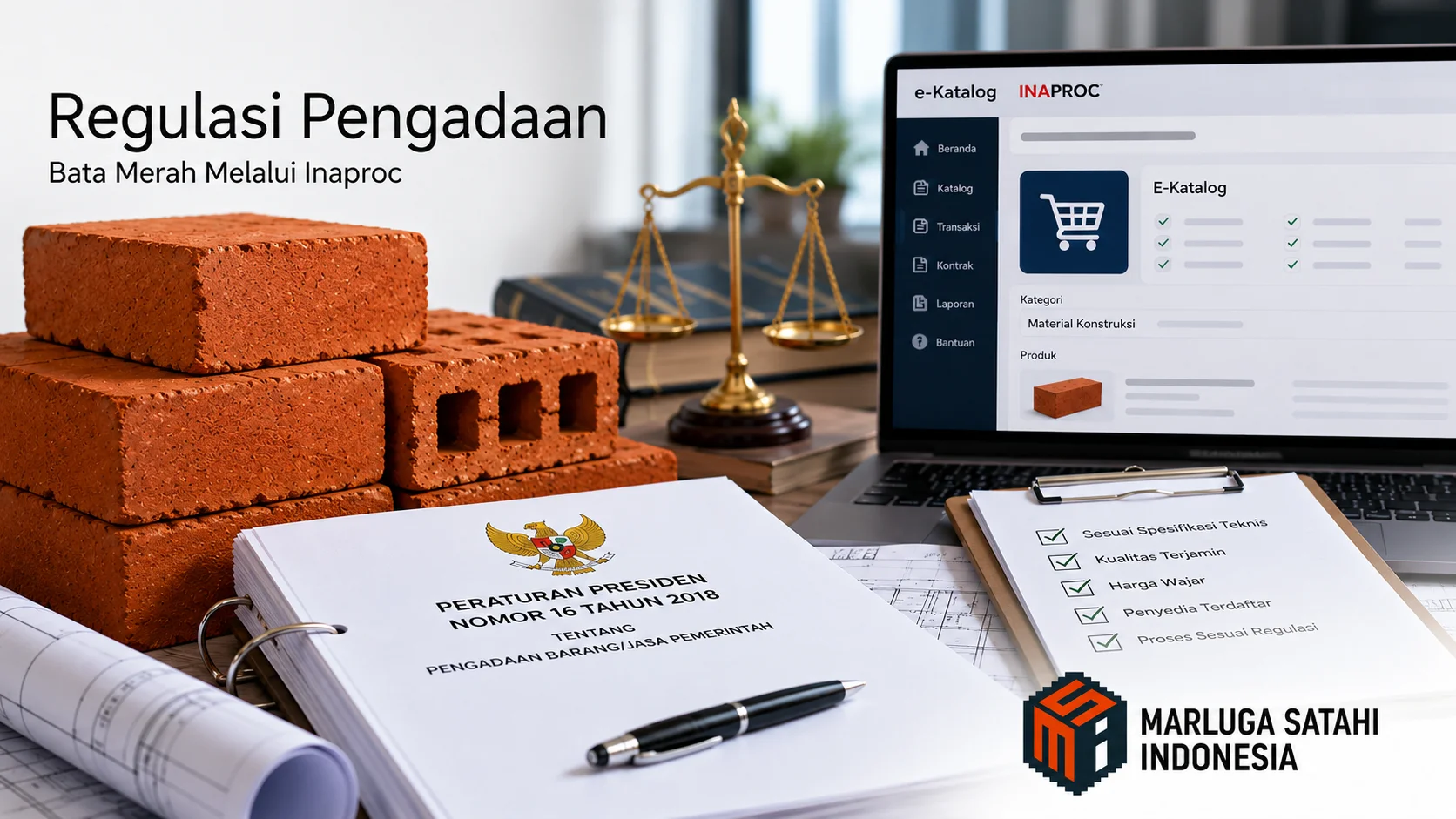 Regulasi Pengadaan Inaproc Kabupaten Jombang untuk bata merah.