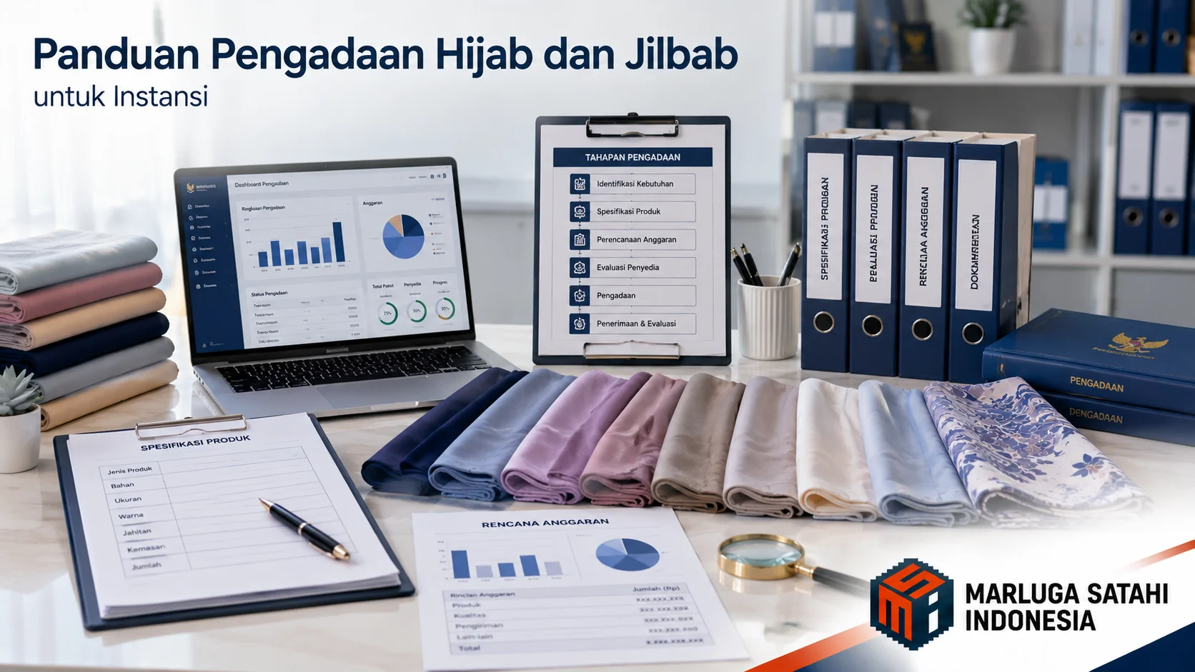 Panduan pengadaan hijab dan jilbab untuk instansi melalui perencanaan kebutuhan, spesifikasi produk, dan evaluasi penyedia