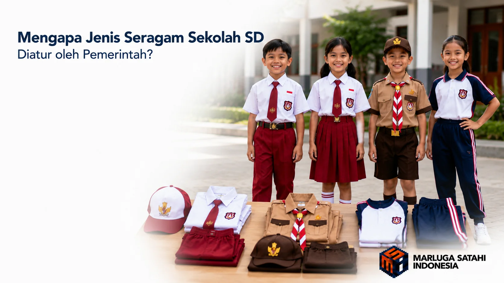 Jenis jenis seragam sekolah SD sesuai standar pendidikan nasional