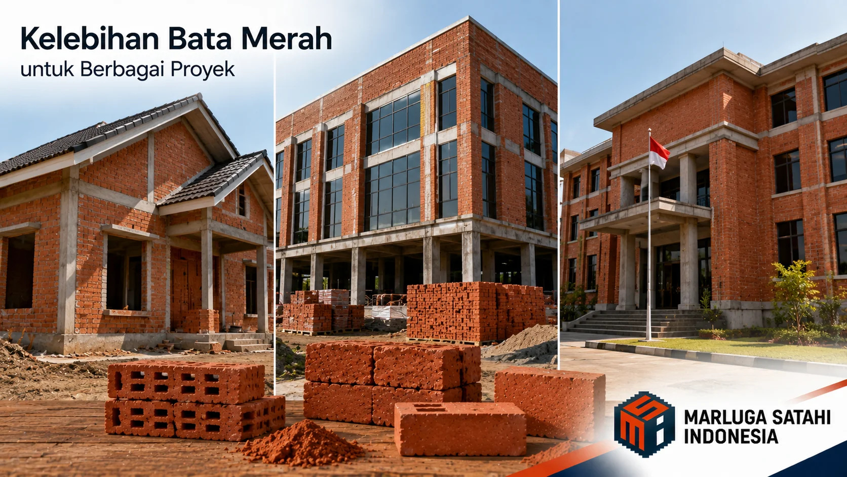 Kelebihan bata merah untuk berbagai proyek konstruksi.