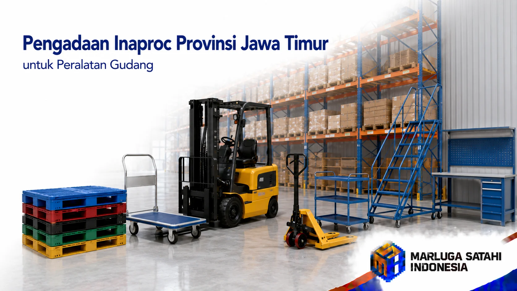 Pengadaan Inaproc Provinsi Jawa Timur untuk kebutuhan peralatan gudang pemerintah.