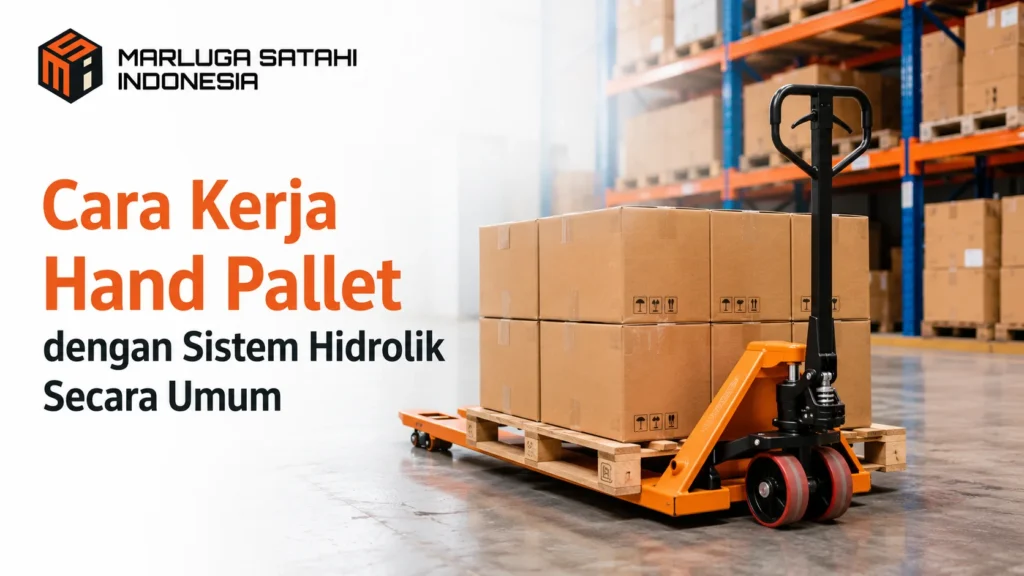 Cara Kerja Hand Pallet dengan Sistem Hidrolik Secara Umum di Gudang Modern