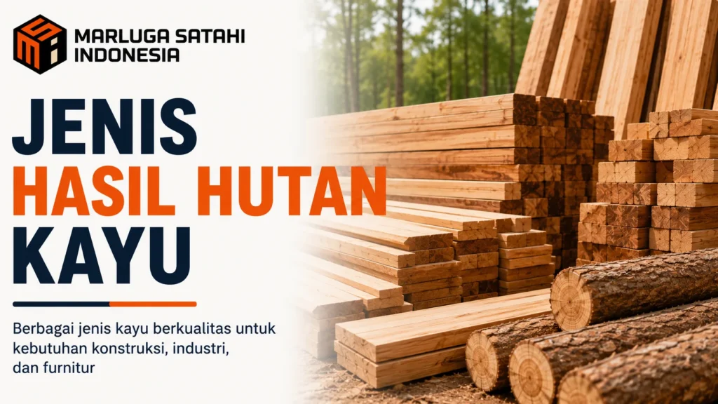 Jenis Hasil Hutan Kayu berkualitas untuk kebutuhan konstruksi, industri, dan furnitur