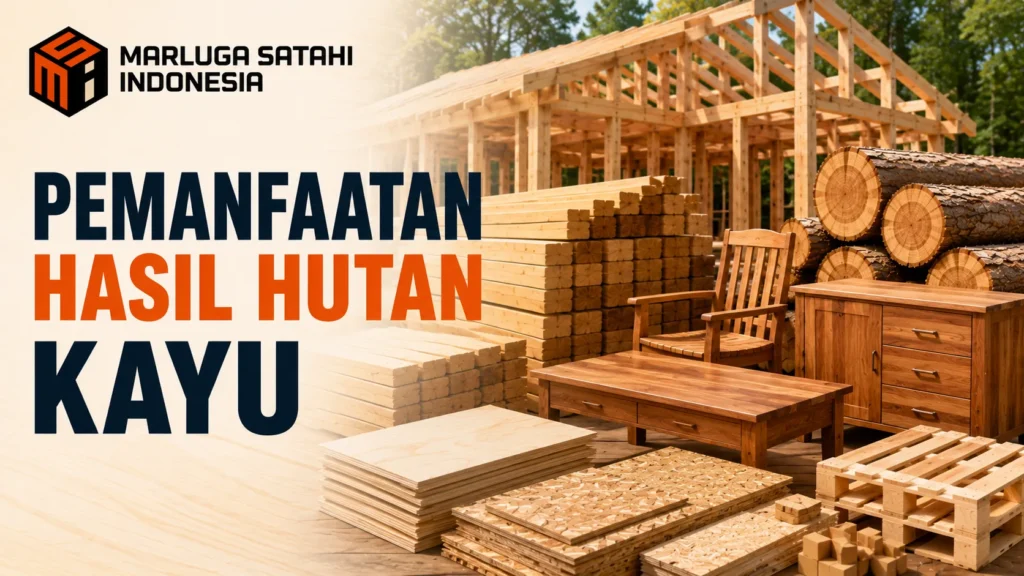 Pemanfaatan Hasil Hutan Kayu untuk Konstruksi, Furnitur, dan Industri