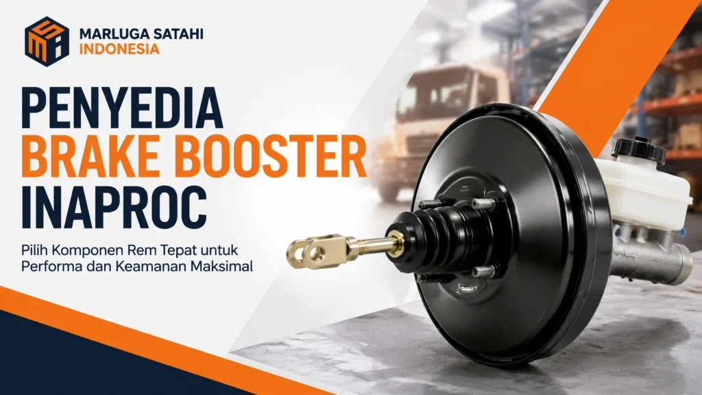 Penyedia Brake Booster Inaproc untuk kebutuhan komponen sistem rem kendaraan industri