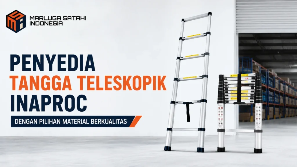 Penyedia Tangga Teleskopik INAPROC dengan pilihan material berkualitas untuk kebutuhan pengadaan pemerintahan