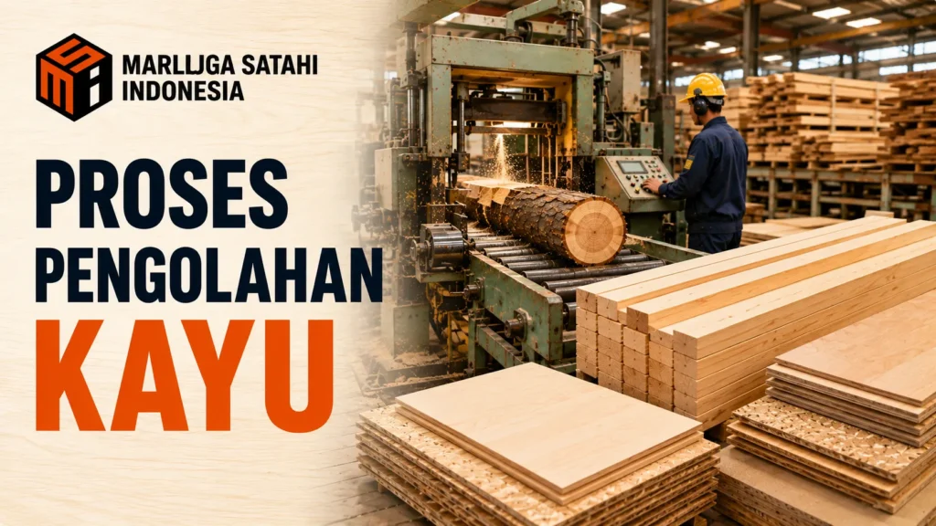 Proses Pengolahan Kayu dari Bahan Mentah hingga Produk Siap Digunakan