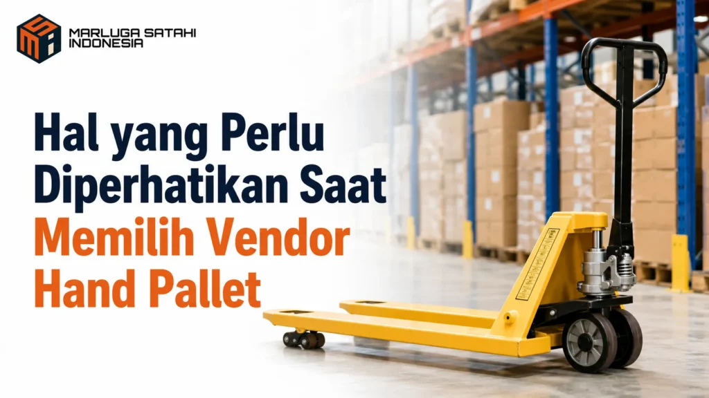 Vendor hand pallet e-katalog dengan hand pallet untuk mendukung proses pengadaan, distribusi, dan operasional gudang.