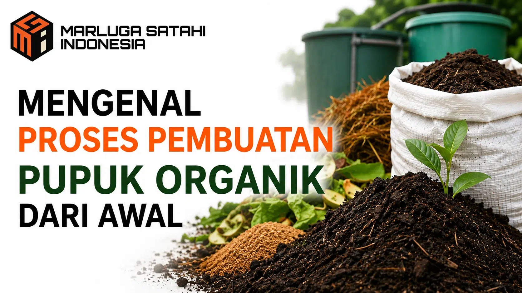 Supplier alat industri proyek pemerintah untuk proses pembuatan pupuk organik oleh Marluga Satahi Indonesia