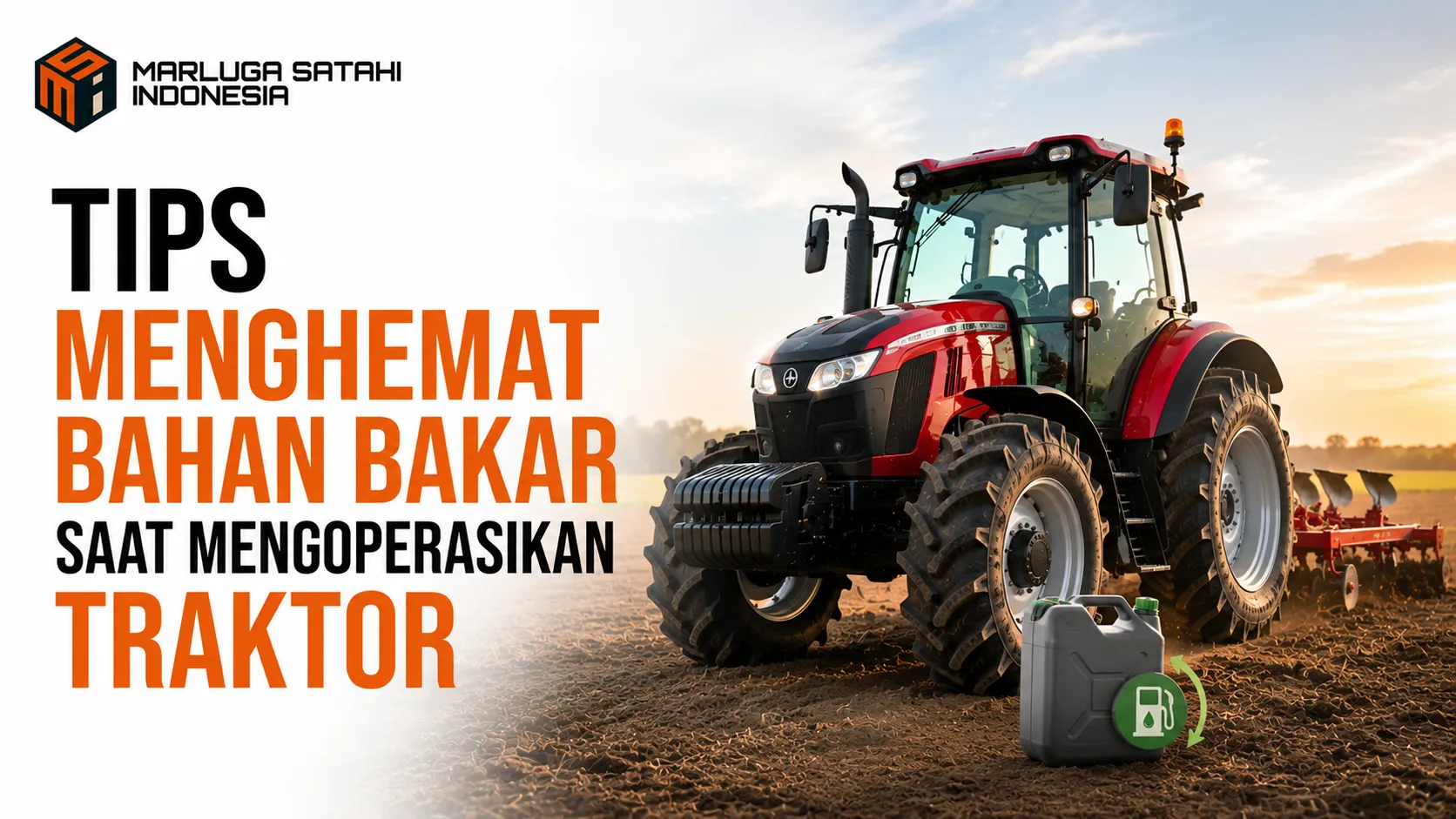 Distributor material proyek INAPROC untuk traktor roda 4 yang hemat bahan bakar