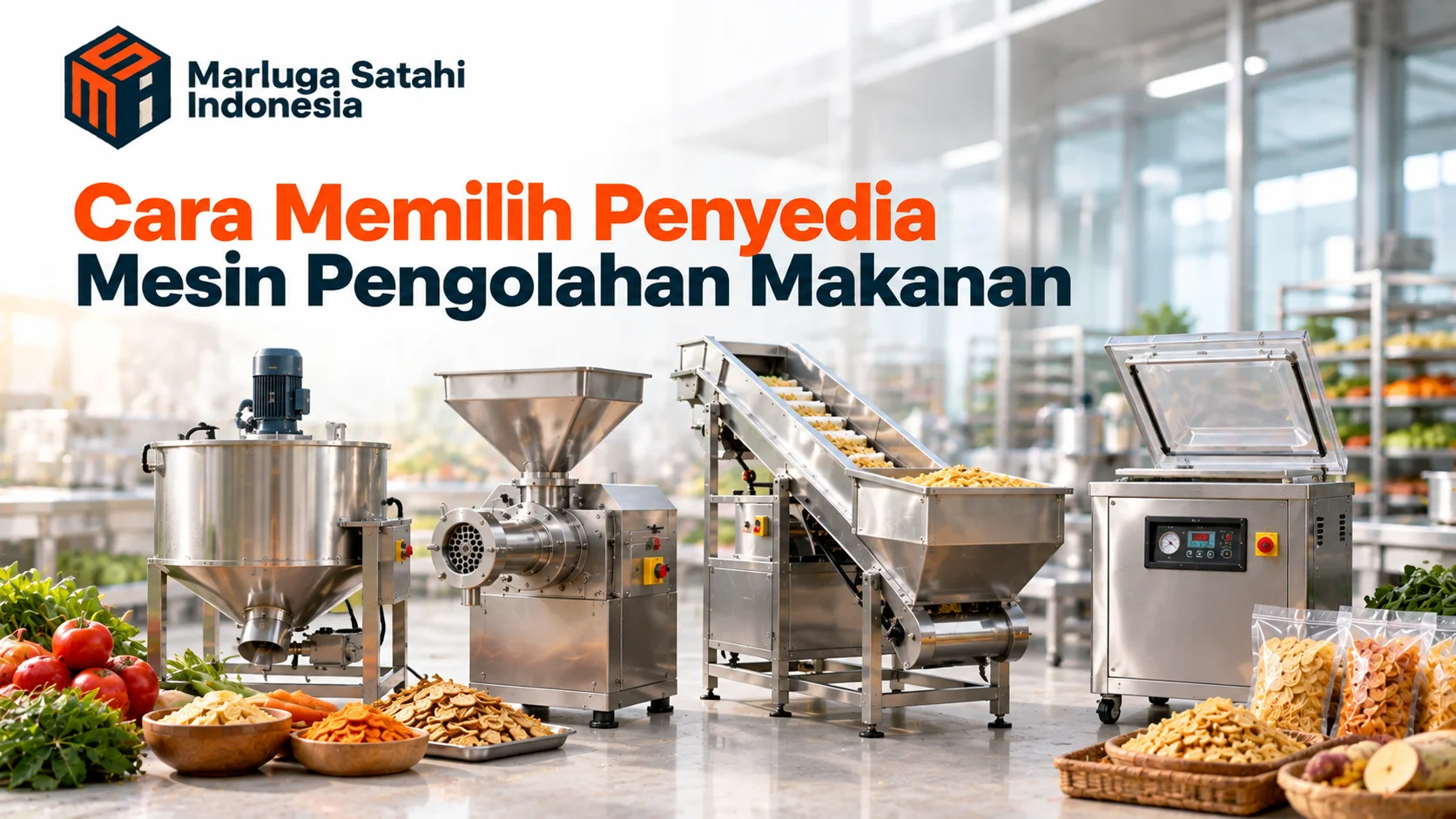 Penyedia mesin pengolahan makanan e-Katalog untuk kebutuhan pengadaan peralatan pengolahan pangan.