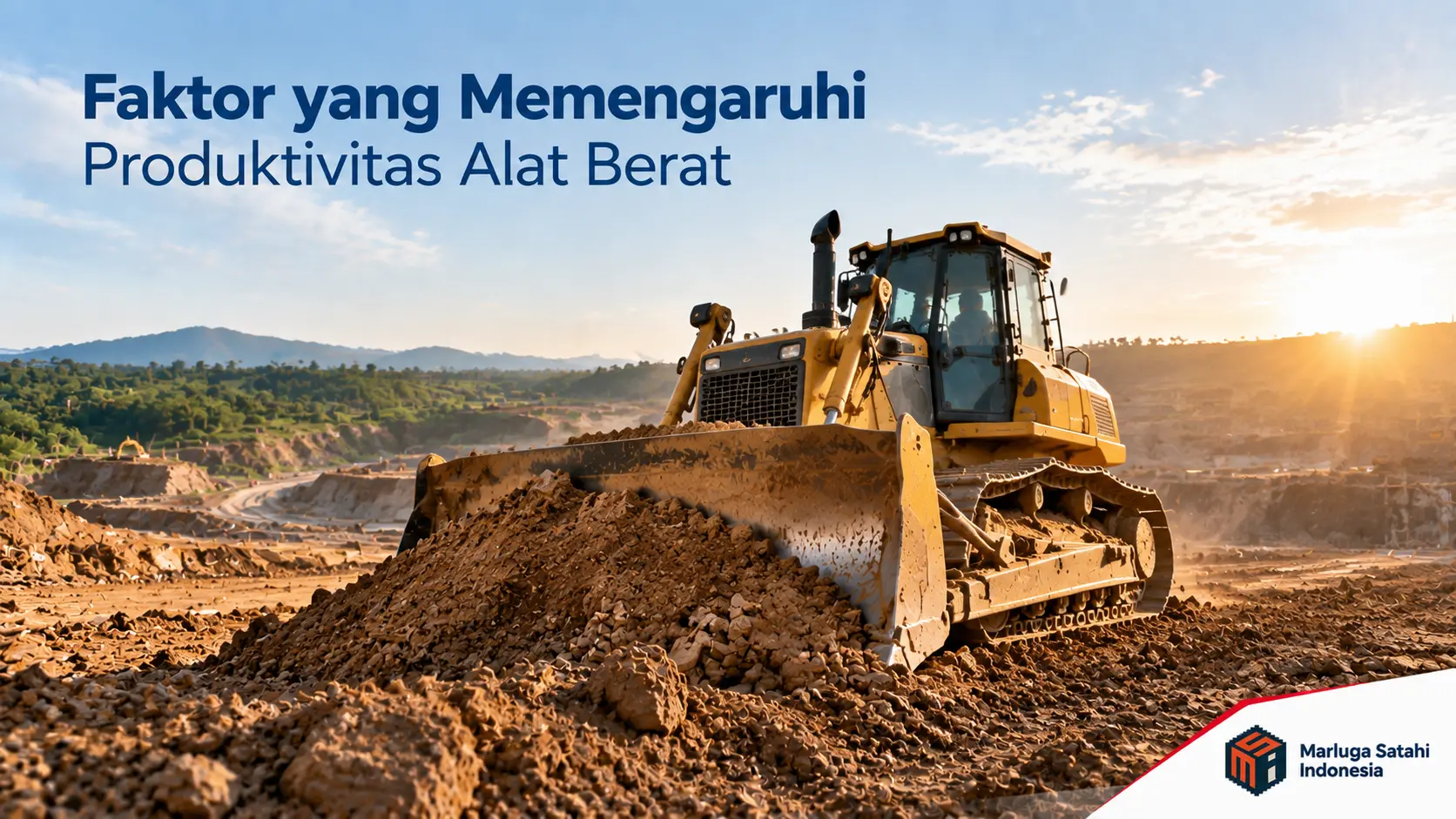 Faktor yang memengaruhi produktivitas alat berat bulldozer dalam proyek konstruksi