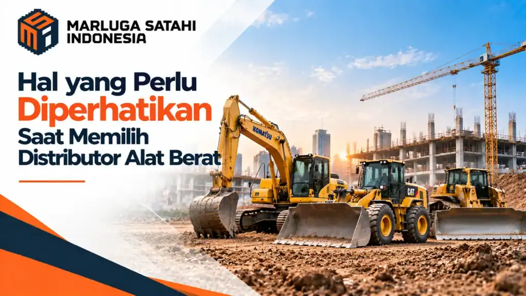 Distributor alat berat e-katalog untuk kebutuhan proyek konstruksi