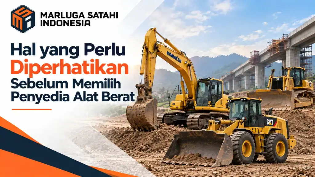 Vendor alat berat dinas pupr untuk kebutuhan proyek