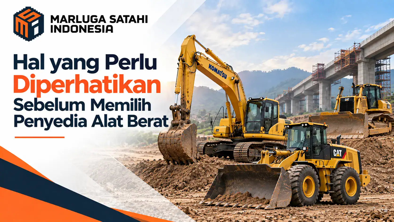 Vendor alat berat dinas pupr untuk kebutuhan proyek