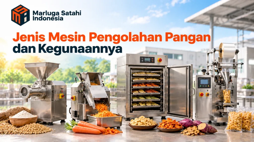 Paket pengadaan mesin pangan resmi untuk kebutuhan pengolahan dan produksi pangan.