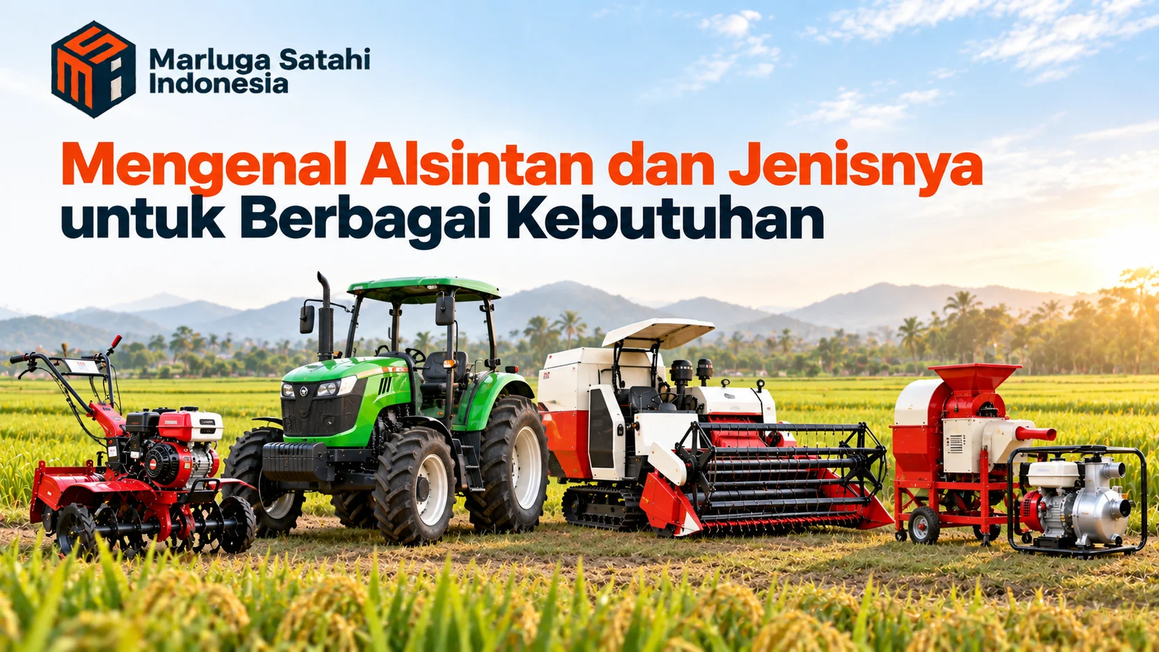 Distributor alsintan ber-TKDN untuk kebutuhan pengadaan alat dan mesin pertanian.