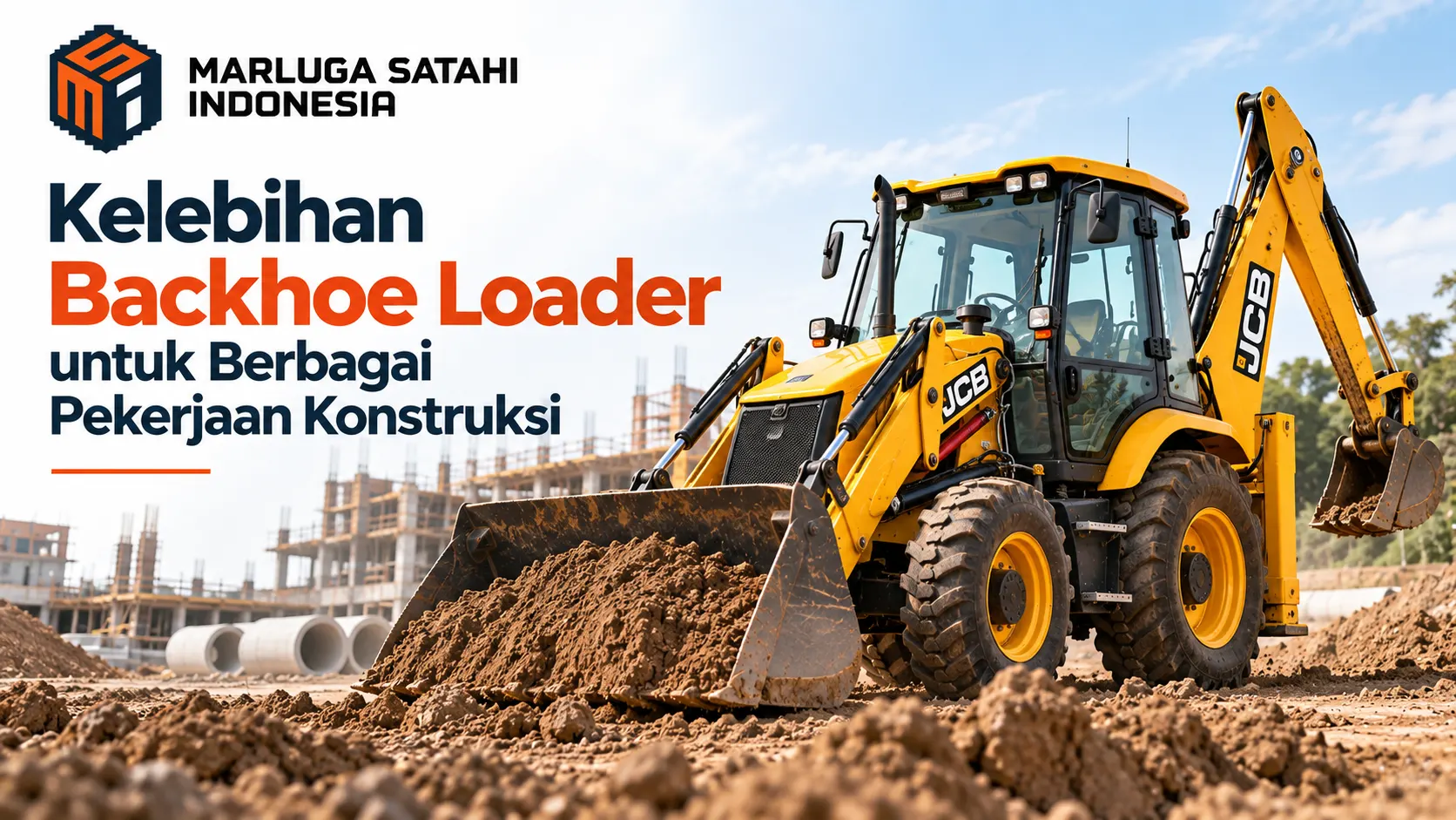 Pengadaan backhoe loader untuk pekerjaan konstruksi