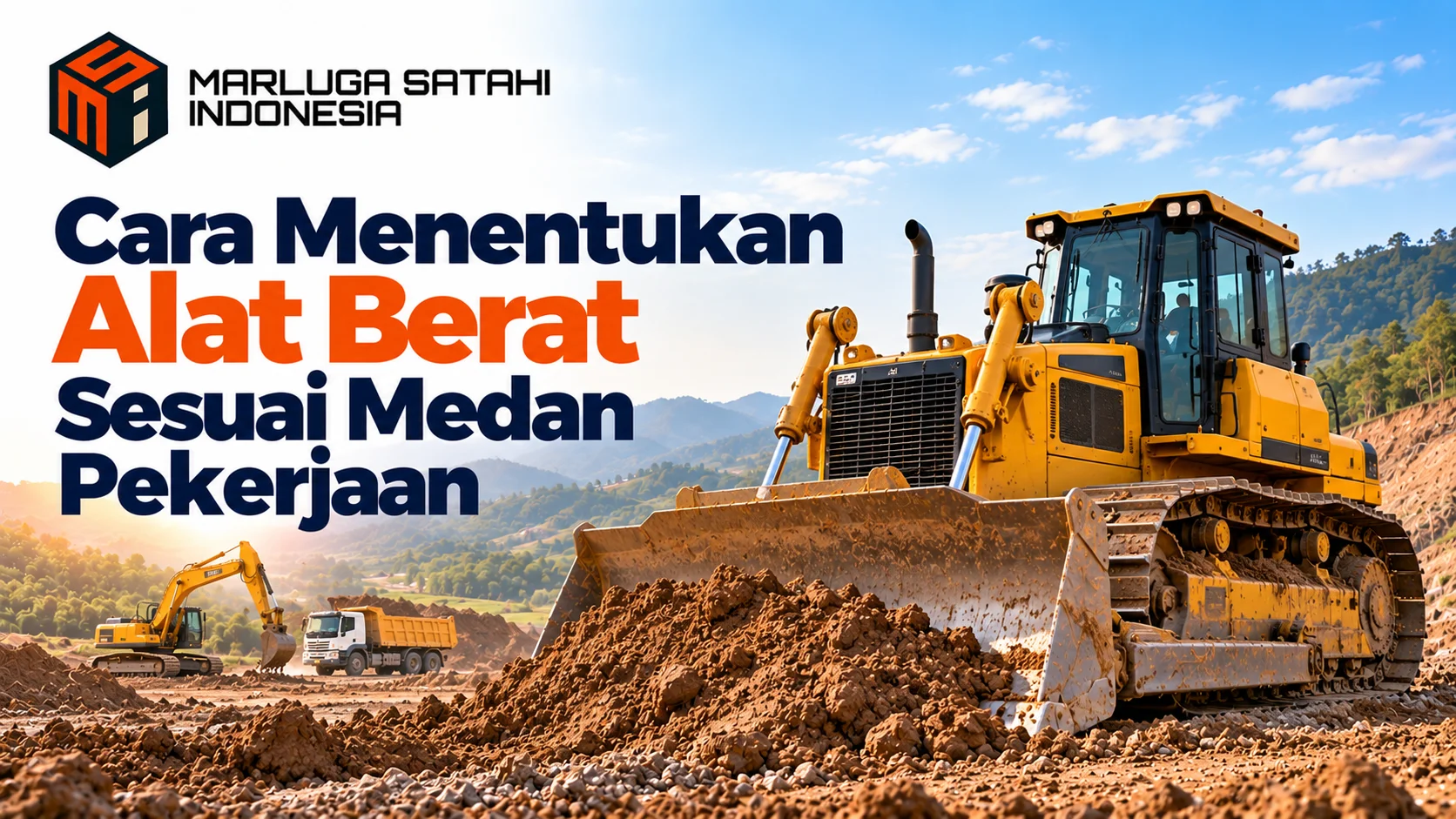 Pengadaan mesin bulldozer untuk pekerjaan pembukaan, perataan lahan, dan proyek infrastruktur sesuai kondisi medan.