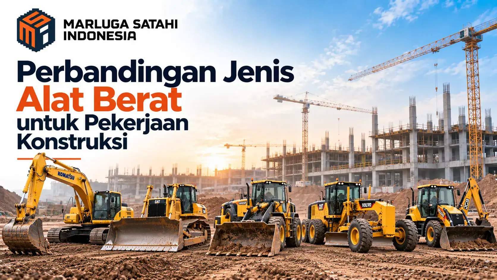 Pengadaan alat berat konstruksi untuk berbagai jenis pekerjaan