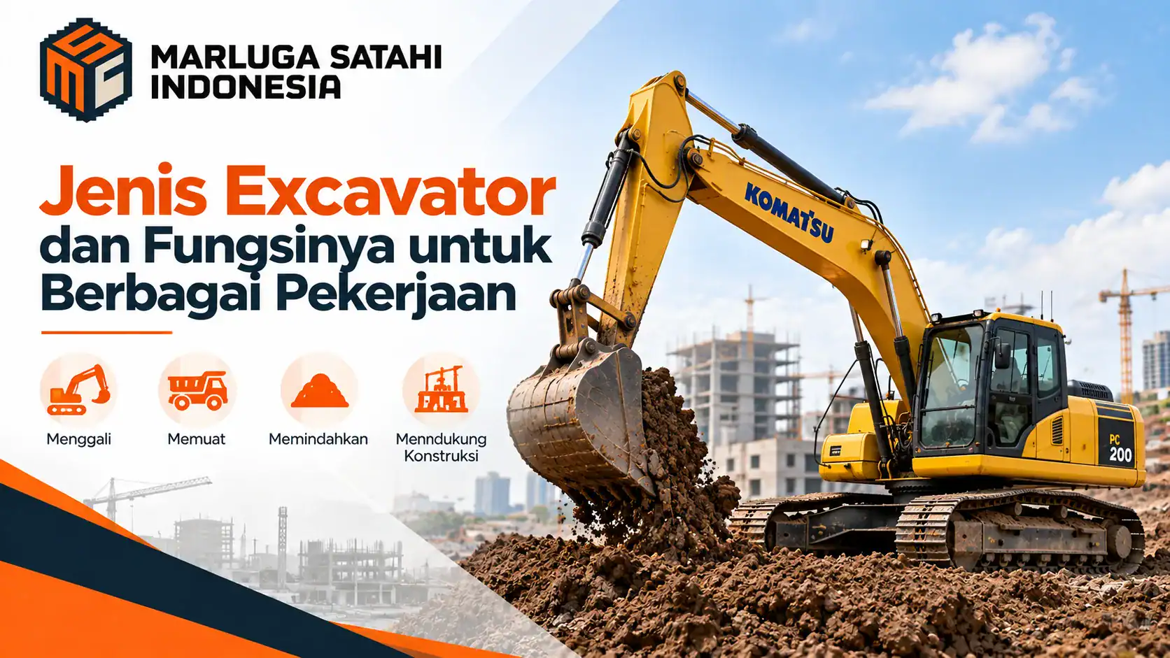Supplier excavator proyek pemerintah untuk berbagai pekerjaan