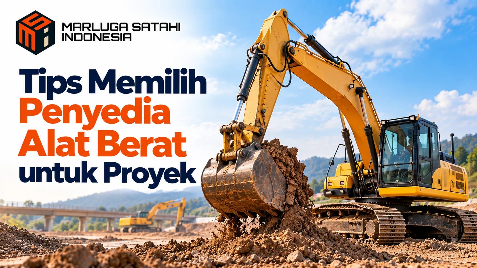 Supplier excavator proyek pemerintah untuk kebutuhan pengadaan alat berat dan pekerjaan konstruksi.