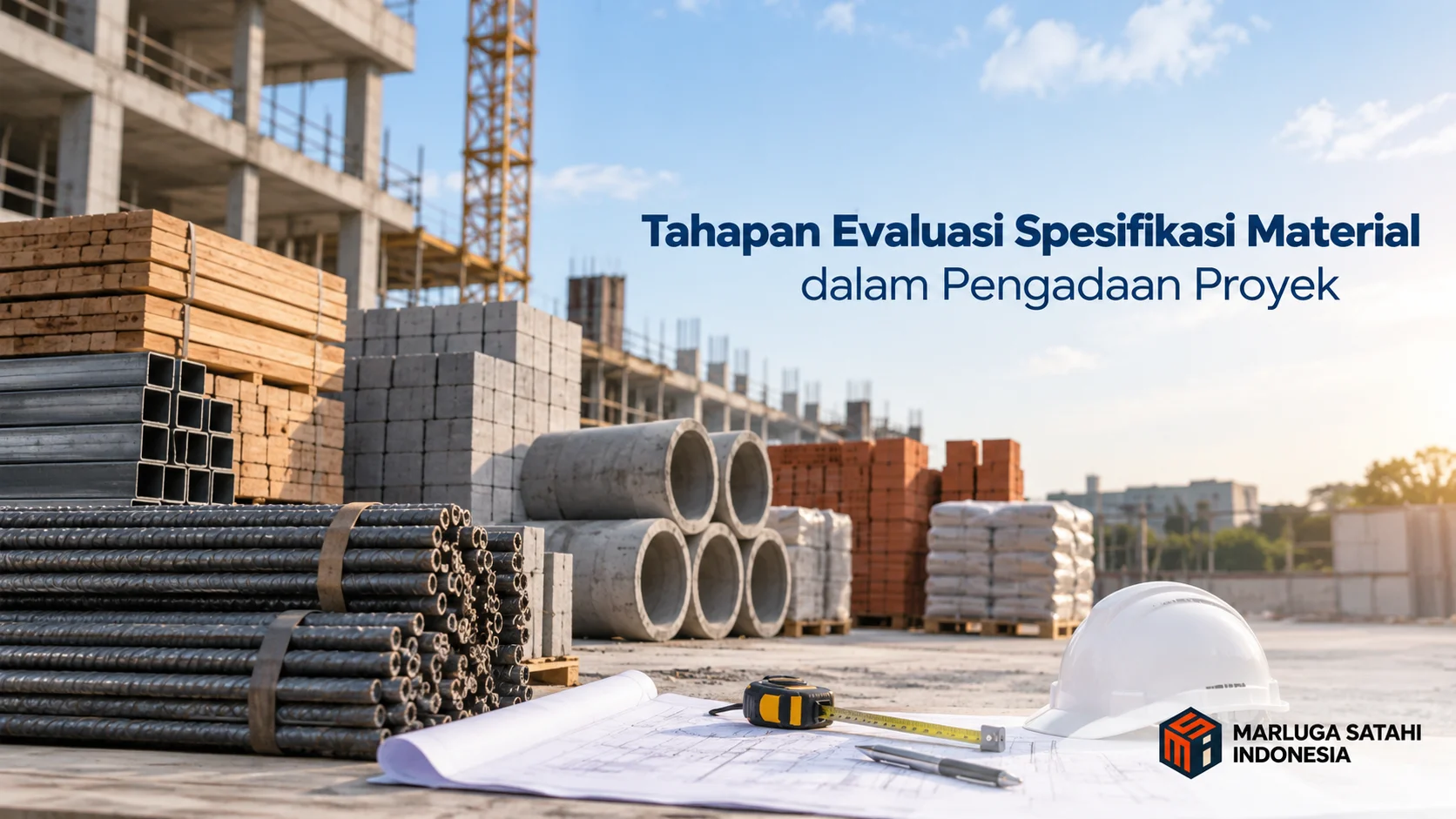 Evaluasi spesifikasi material dalam pengadaan proyek