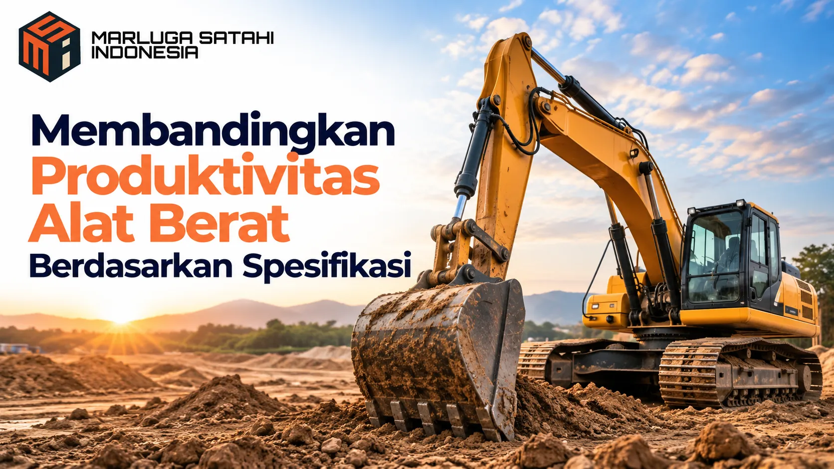 Distributor excavator LPSE untuk membandingkan produktivitas alat berat berdasarkan spesifikasi