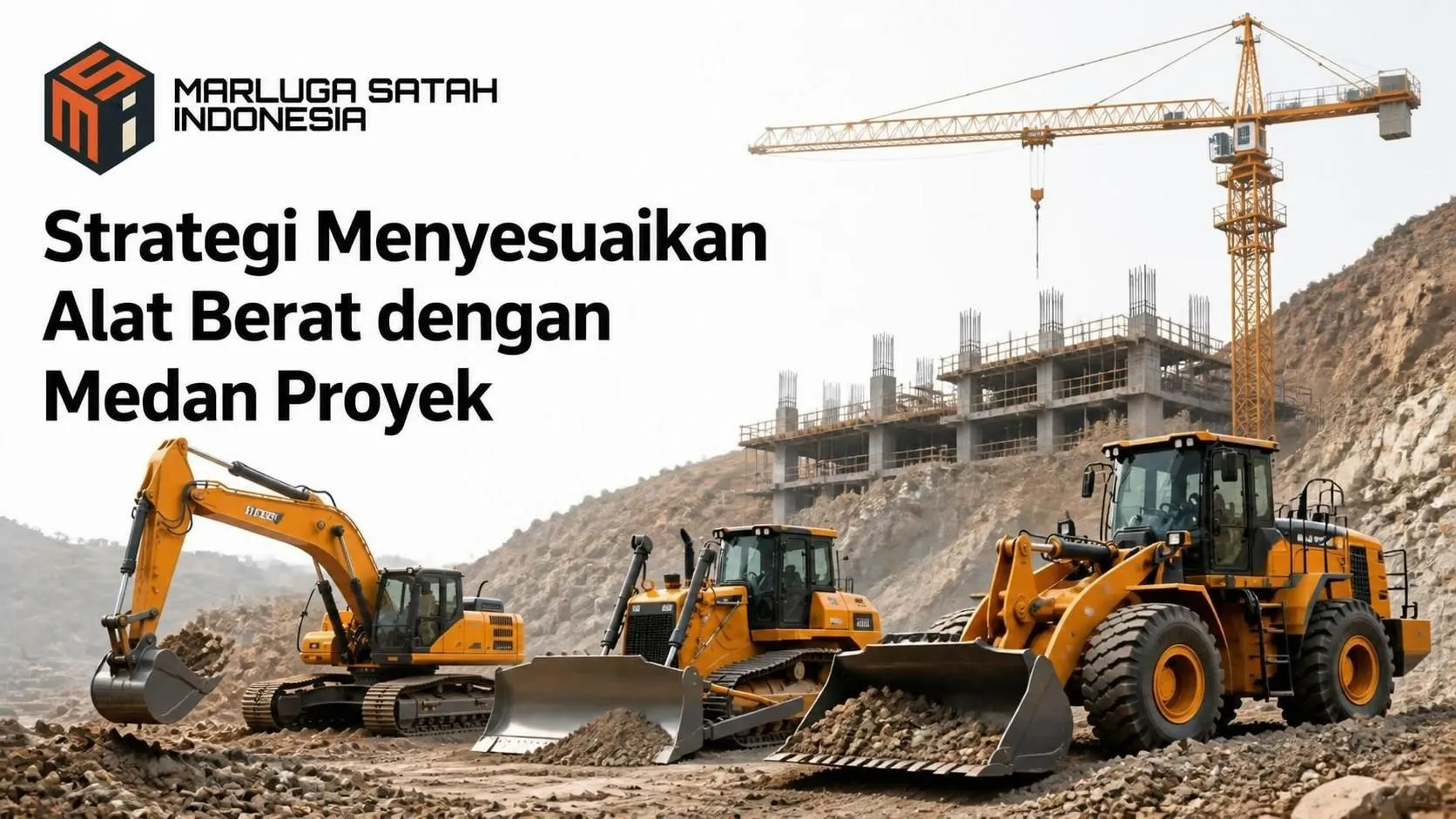 Strategi distributor alat berat e-katalog sesuai medan proyek