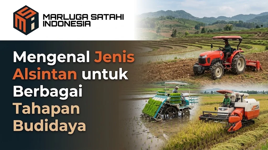 Unit traktor untuk program pengadaan traktor roda empat di sektor pertanian