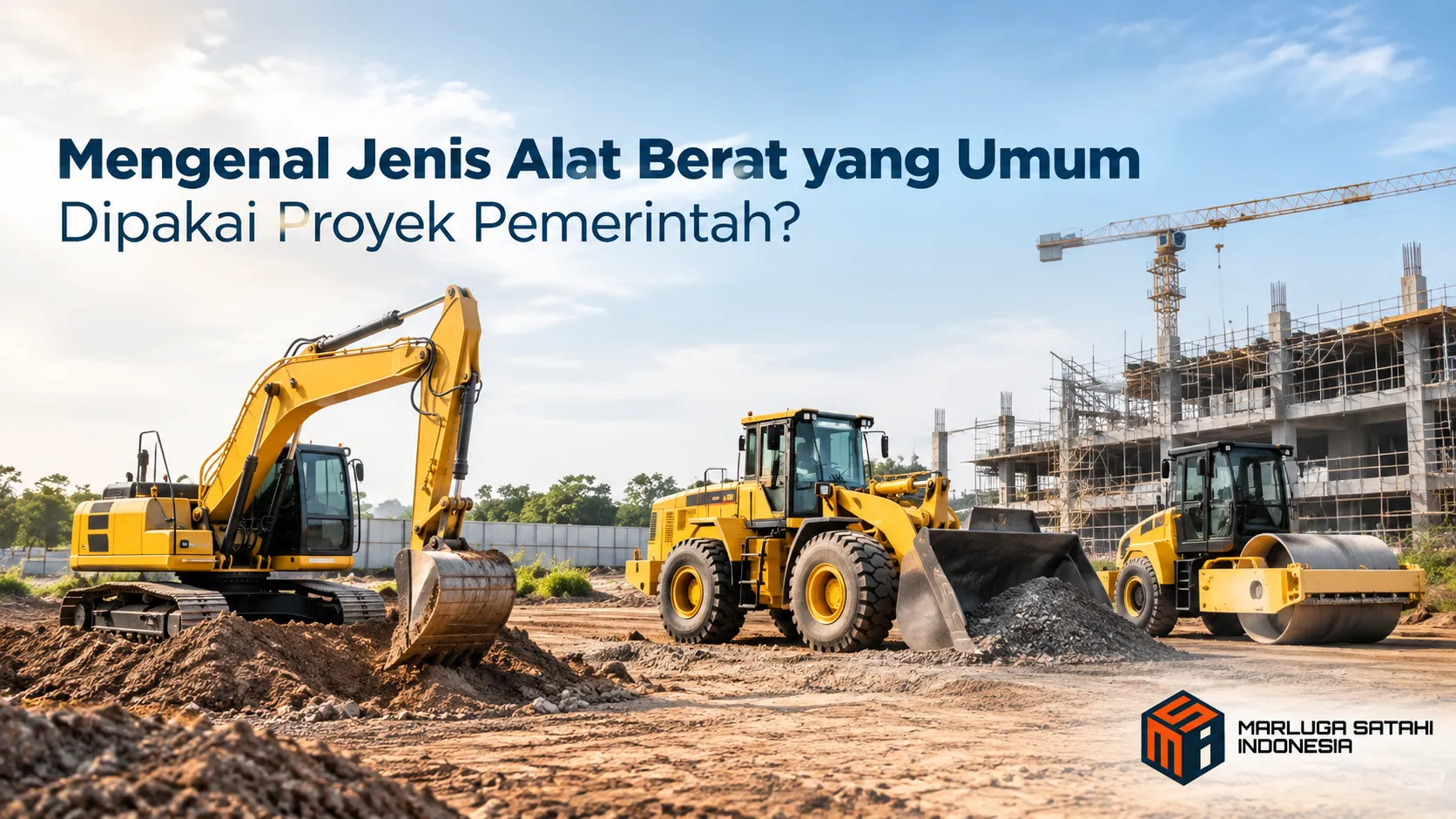 Jenis alat berat proyek pemerintah